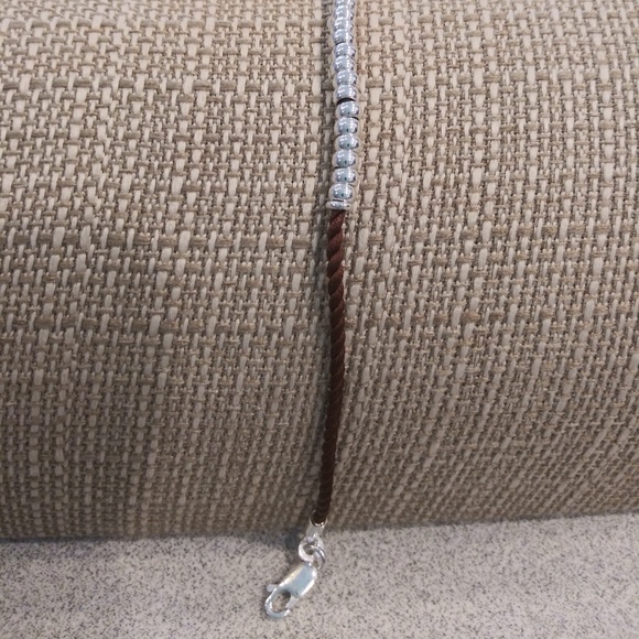 SALE NWT Sterling Silver Bead Bracelet - Picture 3 of 4